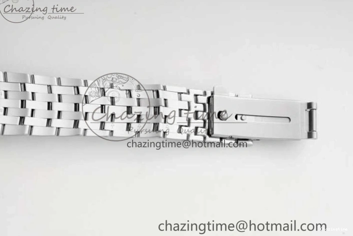 0325 HighPerformance De Ville SS DIWF 1:1 Best Edition Gray White Dial Blue Markers on SS Bracelet MIYOTA 7852